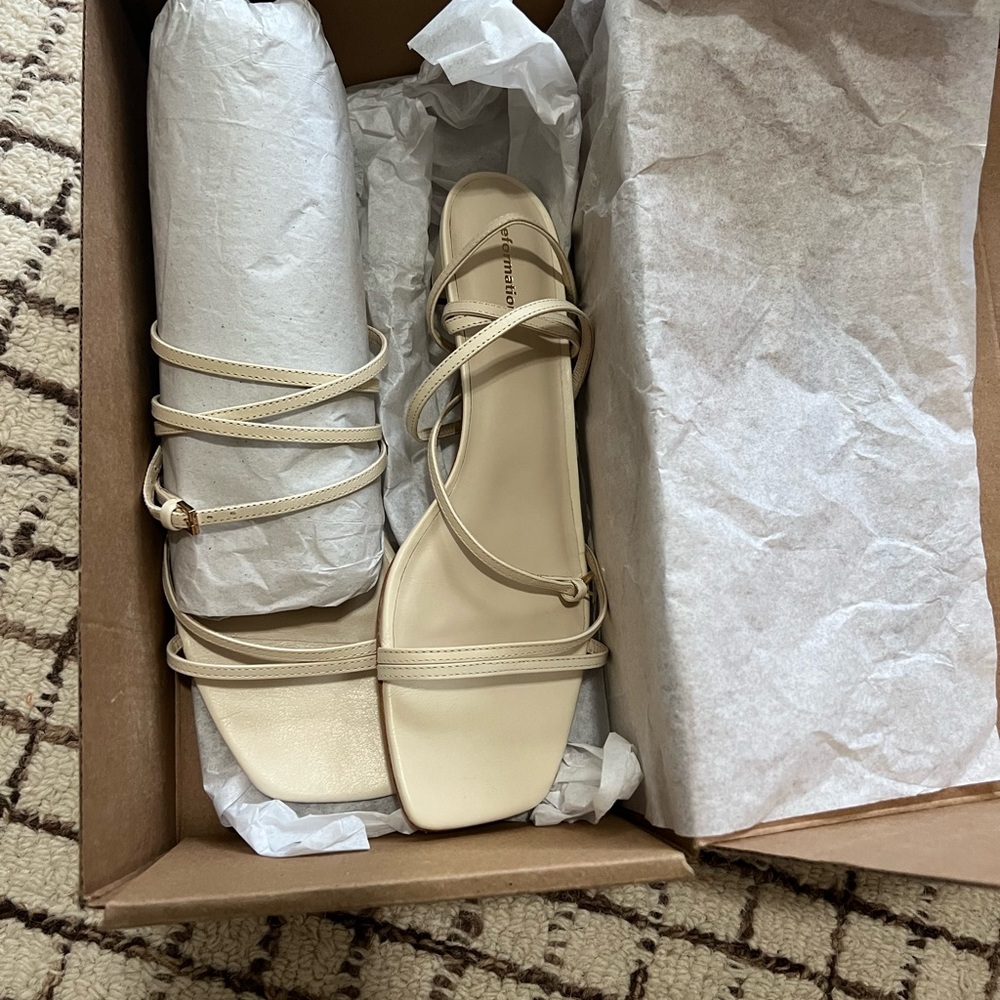 NIB Reformation Alice Heeled Sandal